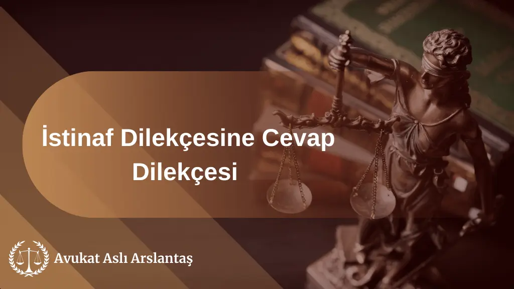 İSTİNAF DİLEKÇESİNE CEVAP DİLEKÇESİ